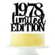 thumbnail image 2 of Adorno para Pastel Yetxel 1978 Edición Limitada Negro con Purpurina, 2 of 8