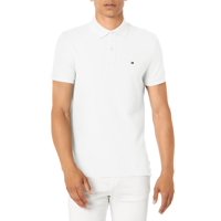 Polo Tommy Hilfiger De Manga Corta, Corte Regular, Blanco
