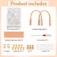 thumbnail image 4 of Bolso Tote KTNGY DIY 25 × 11 × 36 cm Kit de Manualidades con PVC Transparente, 4 of 7