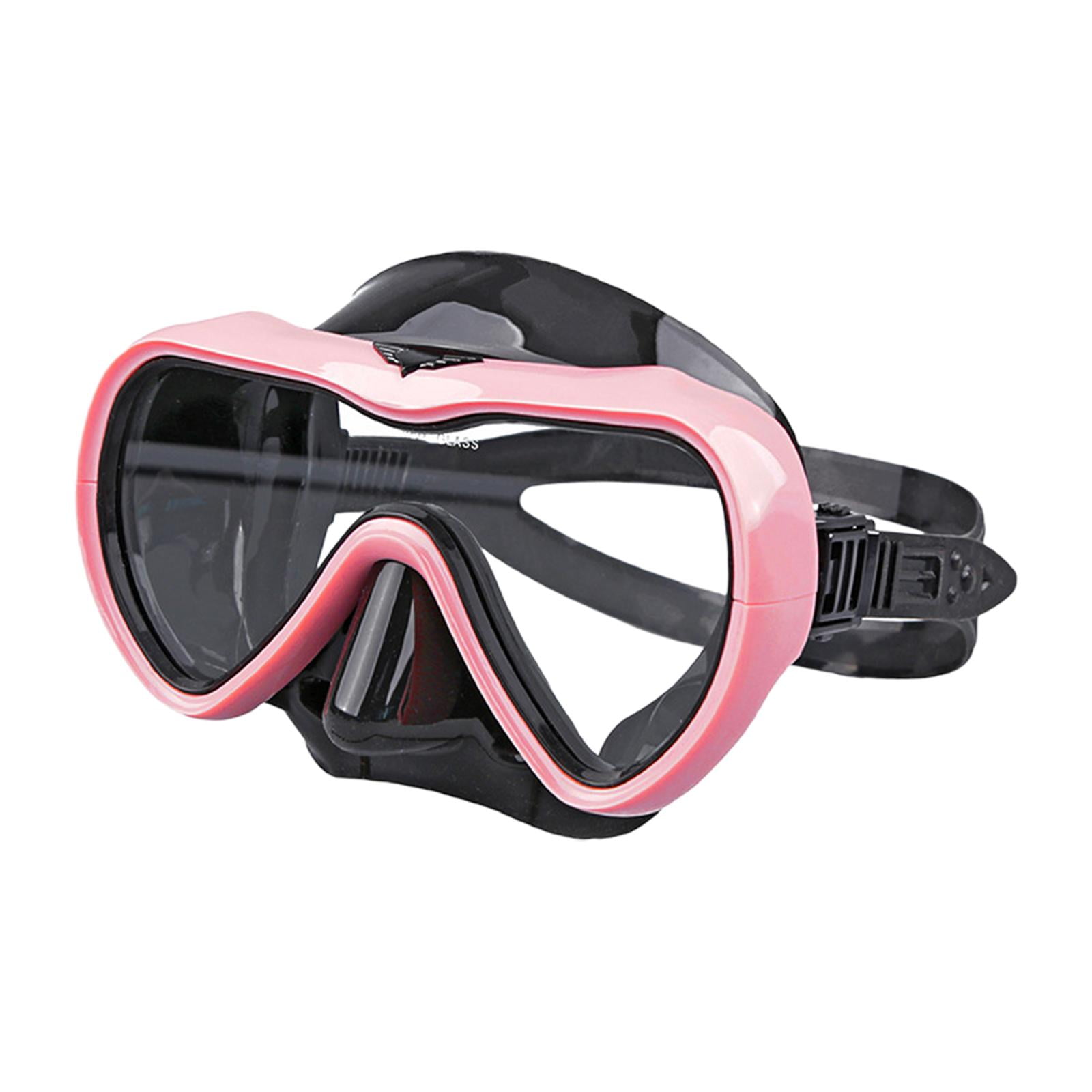 Magideal - Gafas De Natación Para Adultos, Gafas De Buceo, Duraderas, Cómodas, De Silicona, Portátiles, Gafas De Natación, Marco Grande Para Protección, Piscina Rosa