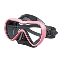 Magideal - Gafas De Natación Para Adultos, Gafas De Buceo, Duraderas, Cómodas, De Silicona, Portátiles, Gafas De Natación, Marco Grande Para Protección, Piscina Rosa