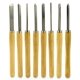thumbnail image 1 of Set Profesional de Cinceles para Torneado de Madera Bastex 8 Piezas, 1 of 7