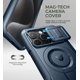 thumbnail image 4 of Funda Dexnor para iPhone 15 Pro con cámara deslizante, color azul marino, 4 of 7