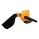 thumbnail image 5 of Soplador Aspirador Inalambrico Bateria Recargable 21v Limpieza Polvo PC Computadoras Jardin Hojas Autos Taller Sopla Aspira Bolsas Colector FIGOIMPORT, 5 of 9