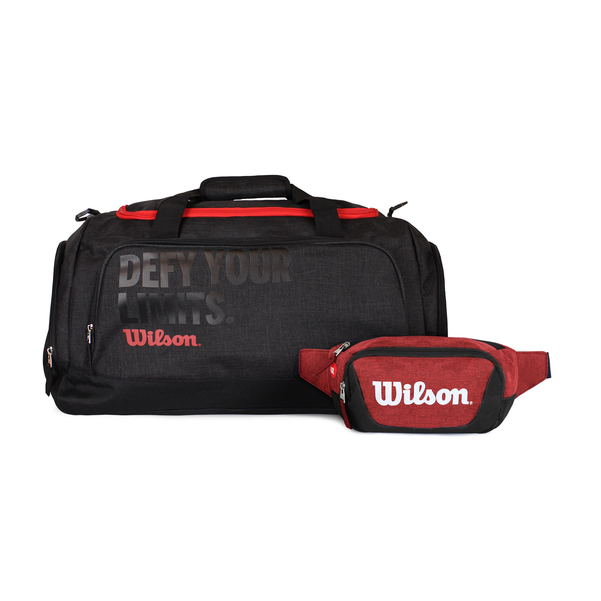 Pack Wilson Bolso Ulsan Negro + Banano Vindex Rojo<