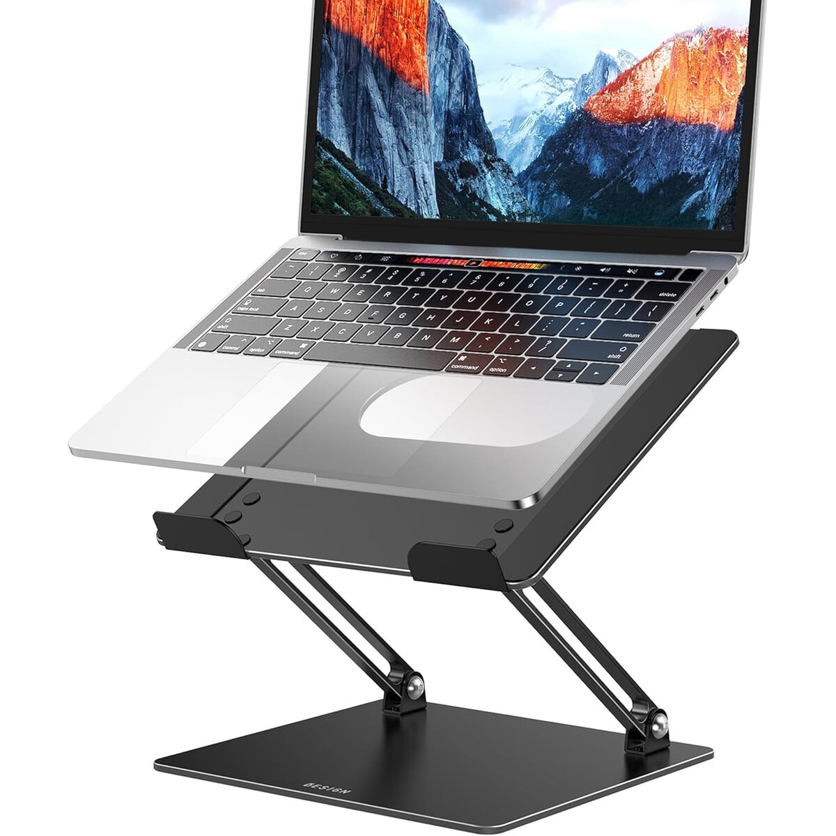 Soporte Notebook Besign Ls10 Aluminio Ajustable Negro