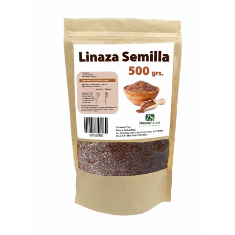 Natural Herbal - Semillas De Linaza 500 Gramos