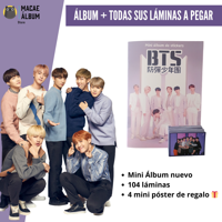 Macae - Mini Álbum Bts + Todas Sus Láminas A Pegar
