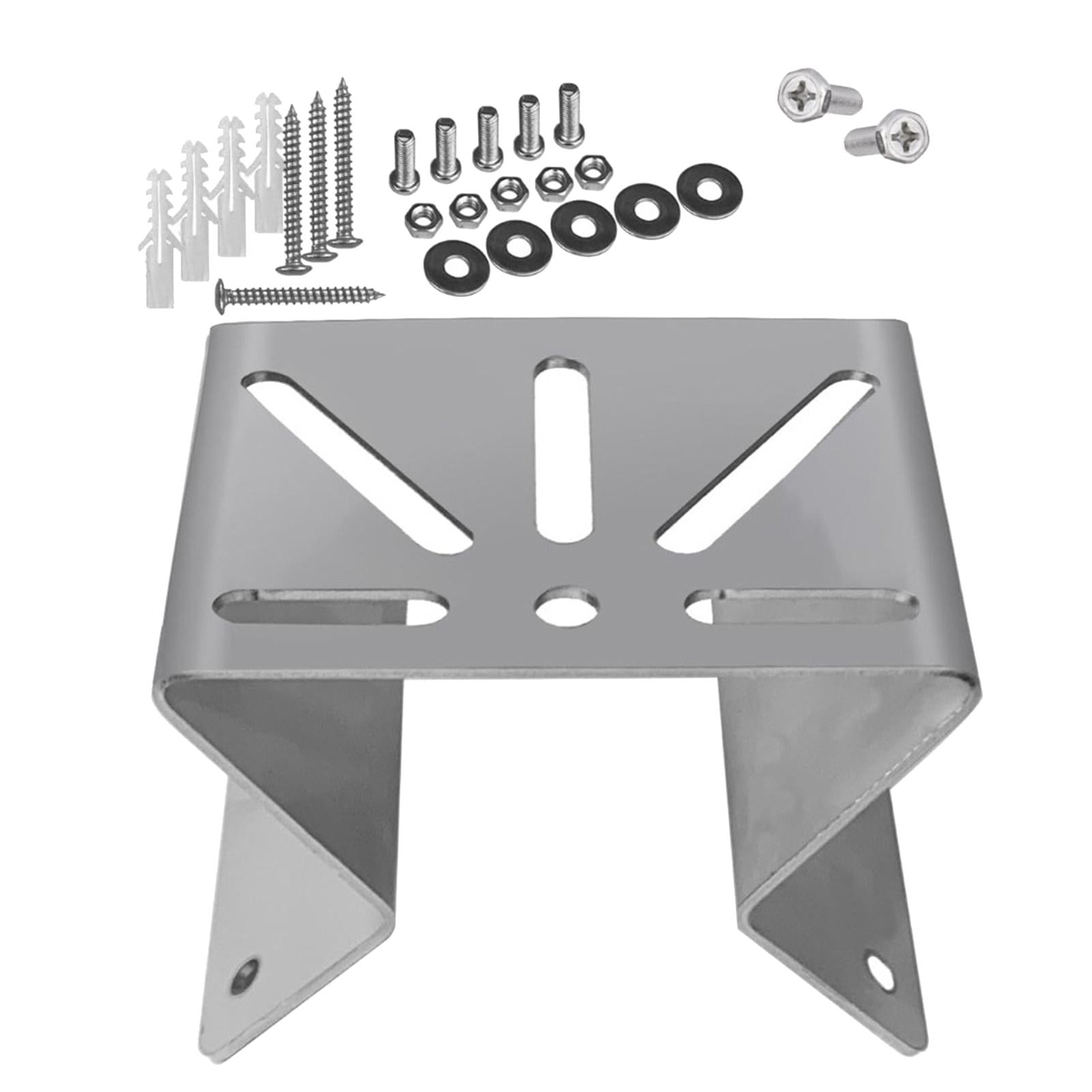 Magideal - Soporte De Pared De Esquina Compatibilidad Profesional Plateado Versátil Versátil Estante De Esquina De Acero Inoxidable Para Panel Solar De La Cámara