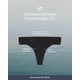 thumbnail image 5 of Tanga Saalt Sin Costuras de Absorción Ligera – Negro Volcánico (talla pequeña), 5 of 8