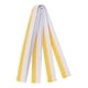 thumbnail image 4 of cinturón de taekwondo karate artes marciales cinturón de doble envoltura aikido blanco y amarillo, 4 of 5