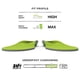 thumbnail image 3 of Plantillas Superfeet, multiusos, de ajuste ancho, con soporte ancho, color verde, 3 of 7