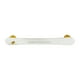 thumbnail image 3 of Zapatero Montado En La Pared, Soporte Para Zapatillas, Toallero Para Pared, Entrada, Baño, Color Crema, Blanco Y Dorado, 28cm, 3 of 5