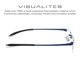 thumbnail image 3 of Visualites 7 Cobalto Azul 2.50 Lentes de Lectura Livianas de Media Montura, 3 of 8