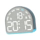 thumbnail image 3 of Reloj Despertador Digital Ligero Para Escritorio, Ideal Para Aulas, Salas De Estar Y El Hogar (gris)., 3 of 5