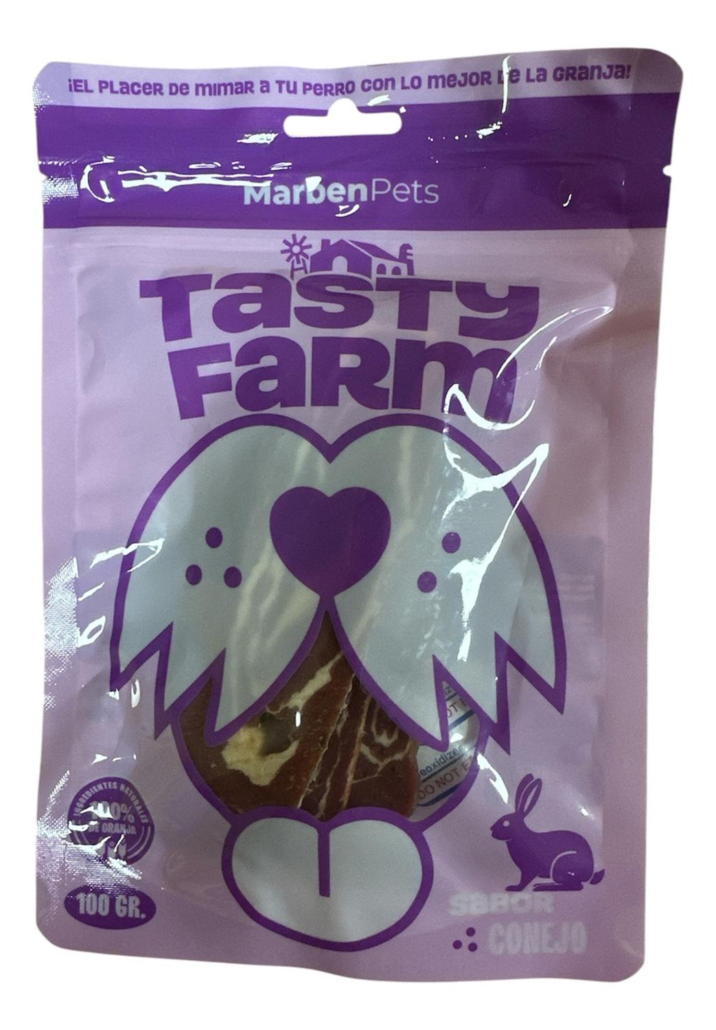 Genérico - Snack Premium Seco Tasty Farm Para Perros 100G - Pack 2 Lila