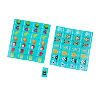 Bothyi - 36 Uds. Juguete De Dominó Montessori Habilidades Cognitivas Habilidades Motoras Para Niños En Edad Preescolar