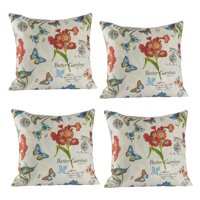 Masel - Set 4 Lona Española Garden 50X50 Ivory