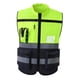 thumbnail image 1 of Chaleco reflectante de seguridad sin mangas chaleco con cremallera amarillo F, 1 of 5