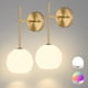 thumbnail image 1 of Apliques de pared Keep Shinning recargables inalámbricos 12 RGB, 1 of 8