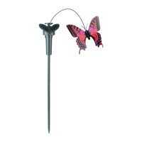 Magideal - Estaca De Jardín De Animales Con Energía Solar, Simulación De Animales Voladores, Decoración De Jardín, Estaca Decorativa De Animales Para Patio, Cami Forma De Mariposa