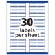 thumbnail image 5 of Etiquetas para carpetas de archivos Avery TrueBlock 1500 blanco/azul 5766, 5 of 8