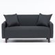 thumbnail image 4 of Sofá Living 2 Cuerpos Moderno Gris 157X80 Lisboa, 4 of 10