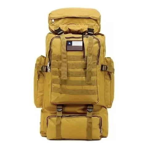 Center Web - Mochila De Viaje De 70 Lts Marron