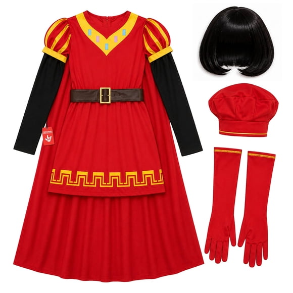 Disfraz Morph Señor de Cuento de Hadas Rojo para Hombre - Talla L