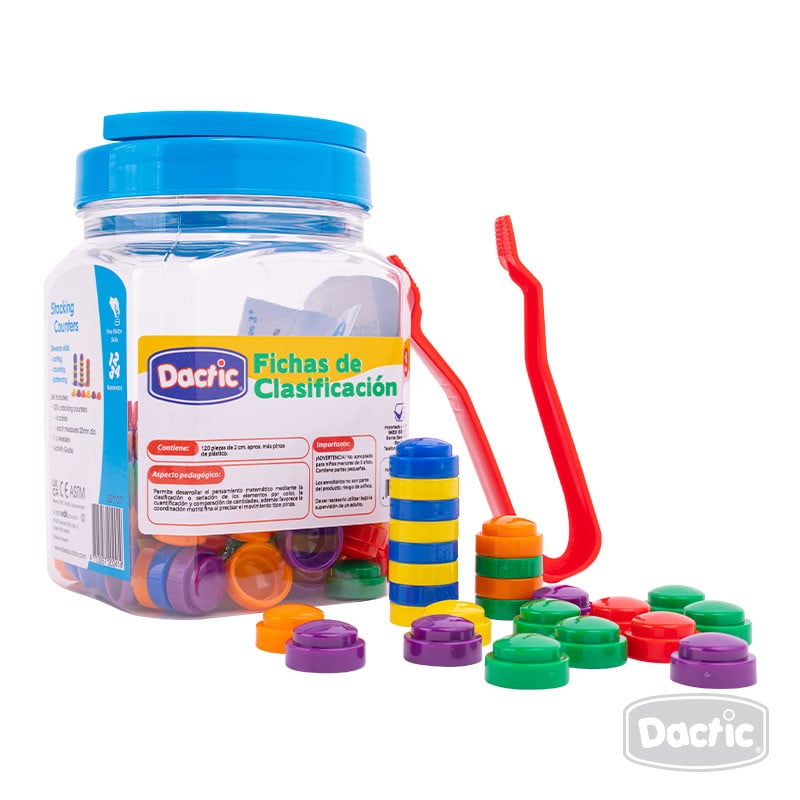 Dactic - Ficha Clasificacion Apilable +pinza