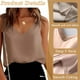 thumbnail image 4 of Camisola de seda con tirantes para mujer, sexy, de satén, antideslizante, suave, para mujer, 4 of 5