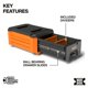 thumbnail image 3 of Cajón de almacenamiento para herramientas Klein Tools 54843MB Compacto de media anchura, 3 of 5