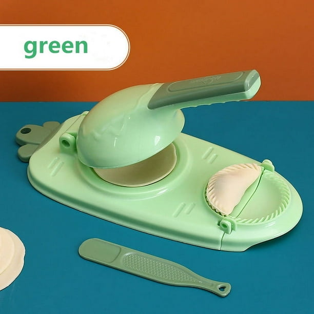 1pc 2 In 1 Dumpling Maker, Dumpling Maker Machine, Kitchen Dumpling Making Tool Baking Pastry Manual Artifact For Pressing Dumpling Skin Wrapper Mould Dough Press Maker Great To Beginners