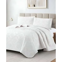 Meipulis - Cobertor Colcha Quilt Tufting De Lujo Suave 2 Plazas