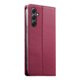 thumbnail image 4 of Funda tipo cartera con bloqueo RFID para Samsung Galaxy A34 5G cubierta magnética de cuero con tapa y soporte Rojo, 4 of 6