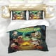 thumbnail image 5 of La Casa Ruidosa Conjunto de sábanas temático, trío de piezas, cómodo y amigable con la piel, diseño único, regalo de decoración para el hogar para familiares, amigos y fans, 90 cm * 190 cm, 5 of 6