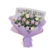 thumbnail image 3 of Ramo De Flores De Ganchillo Ramo De Ganchillo Duradero Para Café Aniversario Vacaciones Violeta, 3 of 3