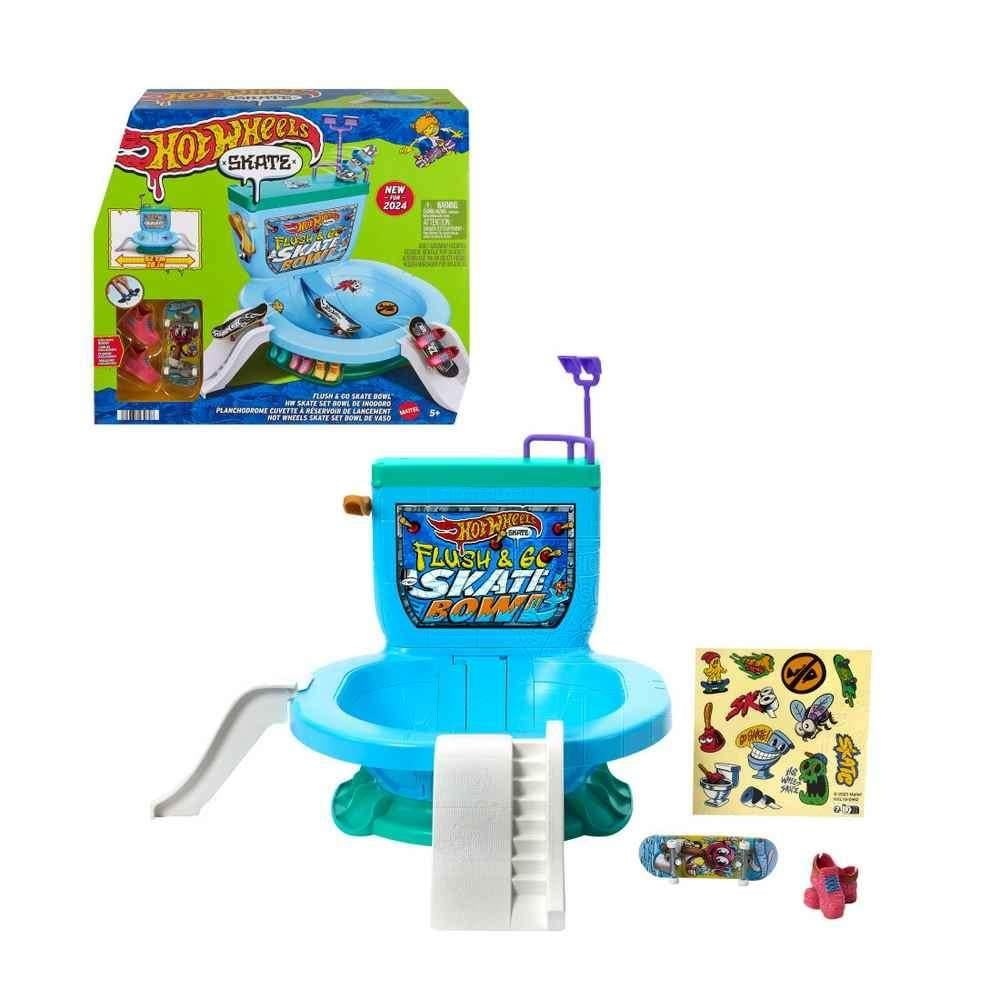 Pista De Juguete Hot Wheels Collector Set Bowl De Inodoro