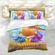 thumbnail image 5 of Conejos Soleados Conjunto de sábanas temático, trío de piezas, cómodo y amigable con la piel, diseño único, regalo de decoración para el hogar para familiares, amigos y fans,135cm *200cm, 5 of 6