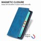 thumbnail image 5 of Funda tipo cartera con bloqueo RFID para Samsung Galaxy A06 Con tapa abatible, portatarjetas, cierre magnético, TPU y soporte Azul, 5 of 6