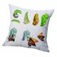 thumbnail image 5 of Funda de cojín con funda de almohada de patrón animal para sofá coche mariposa 50x50cm, 5 of 5