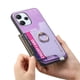 thumbnail image 3 of Funda Magnética Para Xiaomi Redmi 12 Con Billetera Y Anillo Protector Resistente Morado, 3 of 5