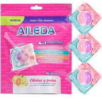 Detergente En Capsulas Premium Aileda Para Viajes 8 Unidades Cítricos Y Frutas