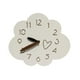 thumbnail image 2 of Reloj De Pared De Nube, Reloj De Pared Creativo Silencioso Para Habitación De Ni?os, Guardería Interior Con Patrón De Corazón, 2 of 5