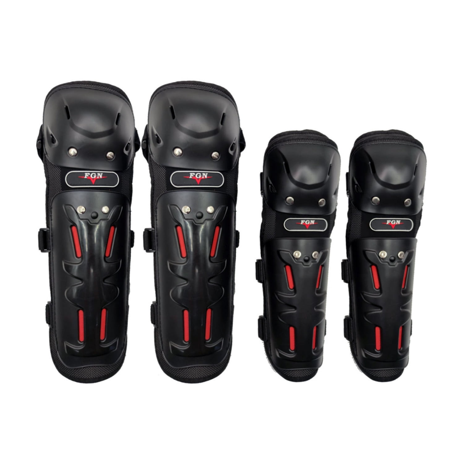 Set Rodilleras Y Coderas Para Motos Fgn - Ps