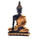 thumbnail image 2 of Estatua De Meditación En Miniatura De Buda, Escultura Pintada De Resina, Color Dorado, 2 of 3