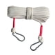 thumbnail image 3 of Cuerda de escalada con ganchos, Cuerda de escape duradera, Cuerda de nylon, Resistente al desgaste, 10M 8 mm para escalada de árboles, Rappel, Cuerda, 3 of 5