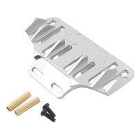 Bothyi - Reemplazos De Parachoques Trasero De Alerón Trasero De Metal Para Wltoys K969 284131 P939 Plateado