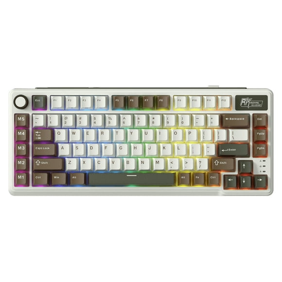 Teclado Mecánico Royal Kludge RK-L75 Palm Green / SW Cream