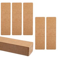 Magideal - 50 Uds. Marcapáginas De Papel Kraft, Mangas Para Marcapáginas, Etiqueta De Regalo, Marcadores De Libros De Lectura Para Fabricación De Joyas, , Marrón Marrón
